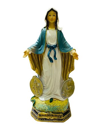 Nossa Senhora das Graças com as Medalhas - Colorida