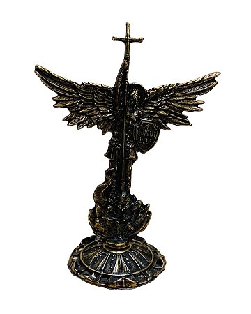 Adorno de Mesa de São Miguel  Ouro Velho na base