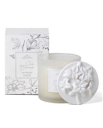 Vela Perfumada Chá Branco 180g - Greenswet