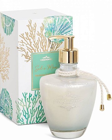 Saboneteira 350ml Essencia Sal e Mar