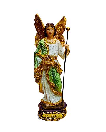 Arcanjo São Rafael Dourado