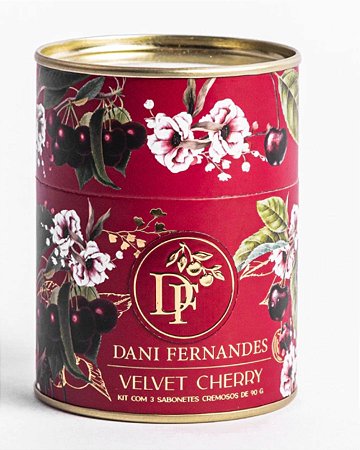Kit Sabonete em Barra Velvet Cherry 270g