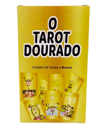 Baralho de Tarô Dourado 24 cartas