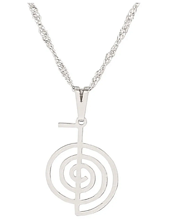 Colar Cho-Ku-Rei 20mm Símbolo do Reiki