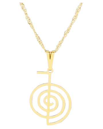 Colar Cho-Ku-Rei 20mm Símbolo do Reiki
