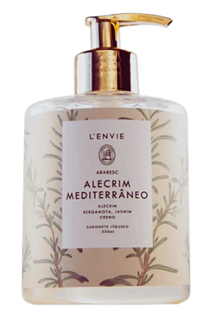 Sabonete Líquido 350 ml Alecrim Mediterrâneo - Arabesc