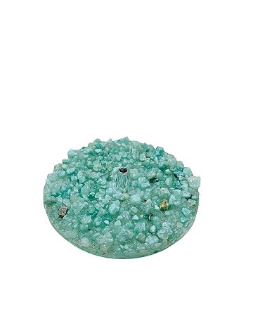 Incensário Vertical de Quartzo Verde