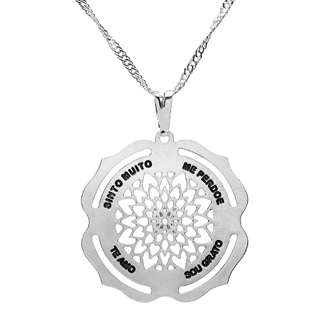 Colar Ho'oponopono Prateado