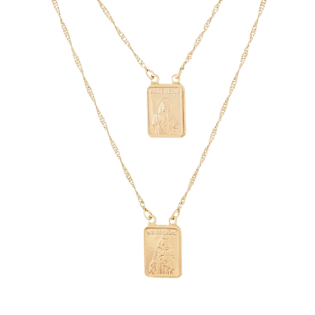 Escapulário Dourado