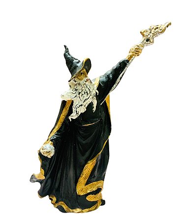 Mago Merlim com Cajado