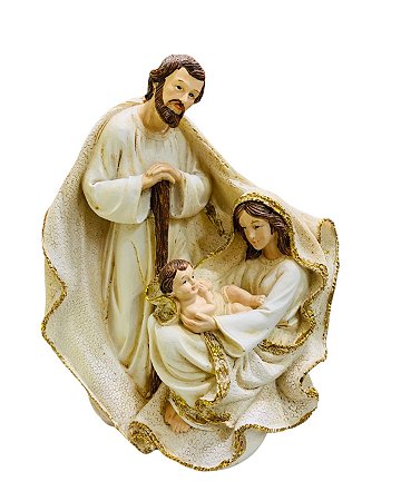 Sagrada Família - Branco com Glitter