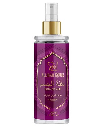 Body Splash Allibah Rouge 200ml Soul Cosméticos