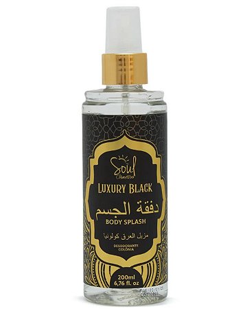 Body Splash Luxury Black - Soul Cosméticos