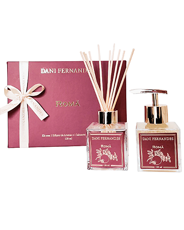 Kit Presenteável Difusor e Sabonete Líquido Romã 120ml