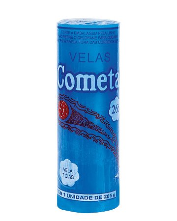 Vela de 7 dias Cometa - Azul