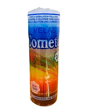 Vela de 7 dias Cometa - Colorida