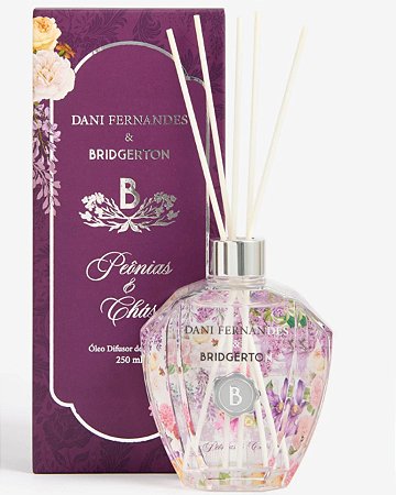 Difusor de Aromas Peônias & Chás 250ml | Dani Fernandes & Bridgerton