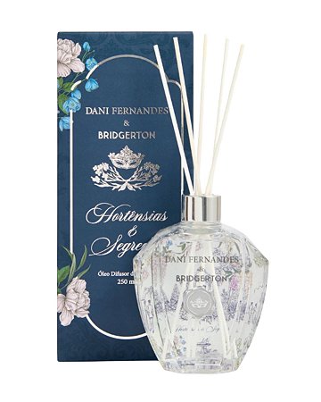 Difusor de Aromas Hortênsias & Segredos 250ml | Dani Fernandes & Bridgerton