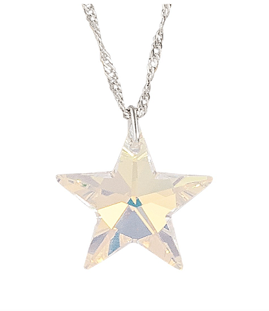 Colar Estrela Swarovski 20mm