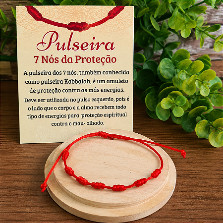 Pulseira dos 7 Nós - Fina