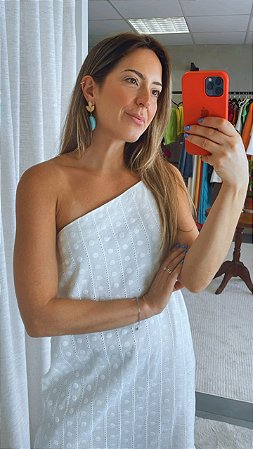 VESTIDO BOLAS OMBRO