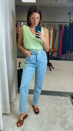 JEANS MOM BÁSICO