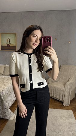 BLUSA MODAL PREPPY