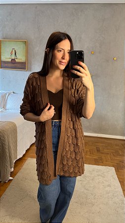 CARDIGAN ESCAMAS