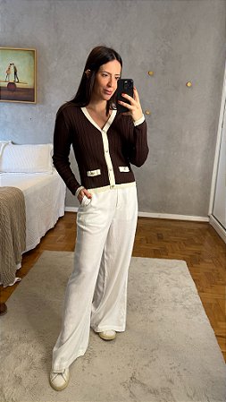 BLUSA PREPPY MANGA LONGA