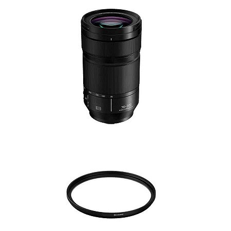 Panasonic Lente Lumix S 70-300mm f/4.5-5.6 MACRO O.I.S. com Filtro UV