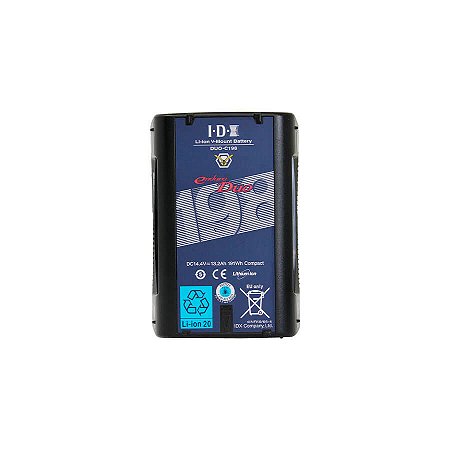 IDX DUO-C198 Bateria V-Mount 191Wh de Alta Duração com D-Tap Avançado e Porta USB