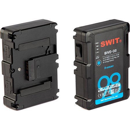SWIT Bateria B-Mount 98Wh de Dupla Voltagem 14.4/28.8V