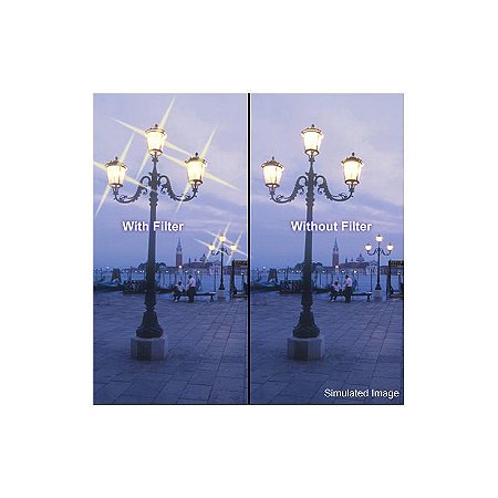 Filtro Tiffen Star Effect 4 Pontas  4mm – 6.6 x 6.6