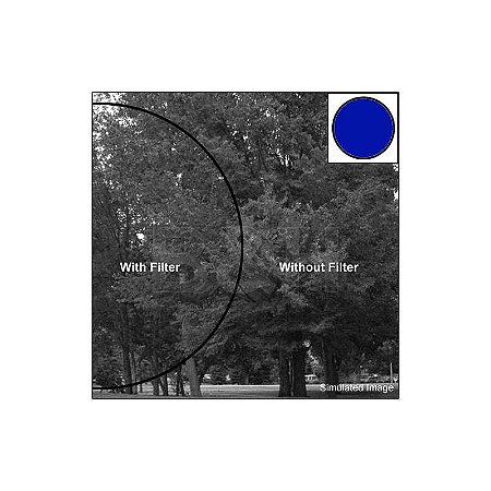 Filtro Tiffen 4x4" Azul #47B para Fotografia em Preto e Branco