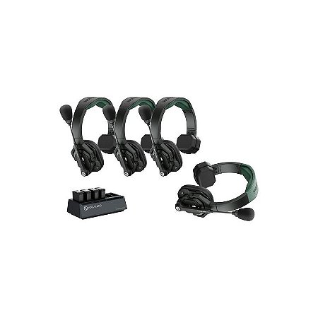 Hollyland Solidcom SE Pro 4S – Sistema de Interfone Sem Fio para 4 Pessoas