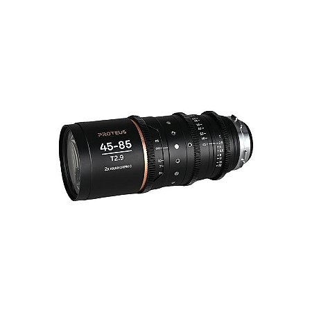 Lente Laowa Proteus 2× Anamórfica 45–85 mm T2.9 Flare Prateado PLEF