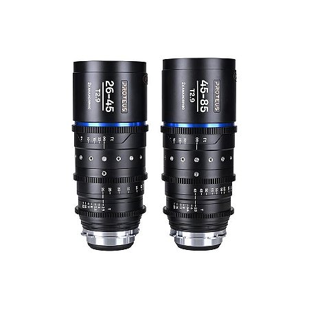 Lente Laowa Proteus 2× Anamórfica 26–45 mm T2.9 Flare Prateado PLEF