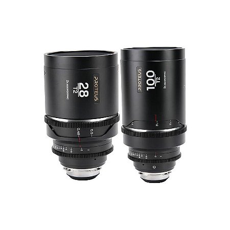 Lente Laowa Proteus 2x 28 + 100 mm T2 PLEF Metros Silver Flare