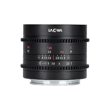 Lente Cine Laowa 9 mm T2.9 Zero‑D (Montagem MFT)