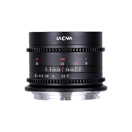 Lente Cine Laowa 9 mm T2.9 Zero‑D (Canon RF)