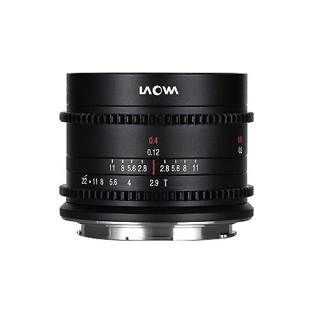 Lente Cine Laowa 9 mm T2.9 Zero‑D (Montagem MFT)