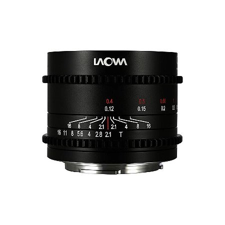 Laowa Lente Cine 10 milímetros T2.1 Zero-D para MFT