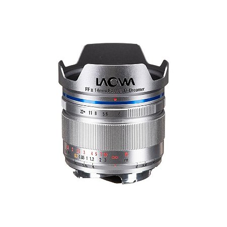 Lente Laowa 14mm f/4 Zero‑D para Leica M (prata)