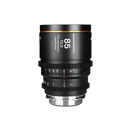 Laowa Lente Anamórfica Nanomorph 85 mm T2.9 LF Âmbar PL/EF