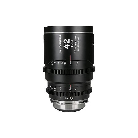 Laowa Lente Anamórfica Nanomorph 42mm T2.9 LF Prata PL/EF
