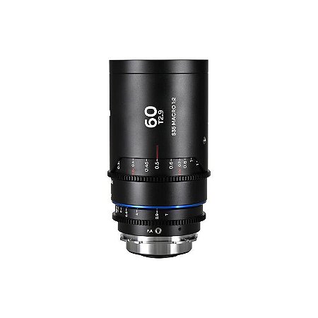 Laowa Lente Anamórfica Nanomorph 60mm T2.9 Macro 12 Flare Prata PLEF