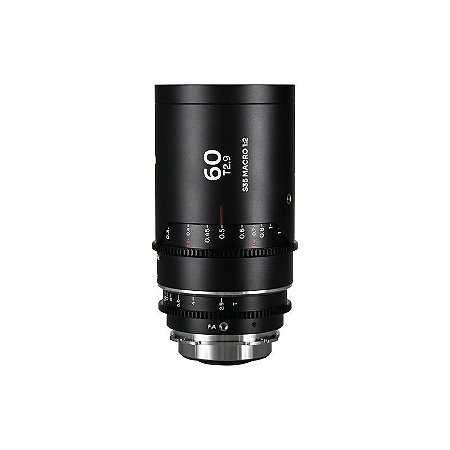 Laowa Lente Anamórfica Nanomorph 60mm T2.9 Macro 12 Flare Prata PLEF