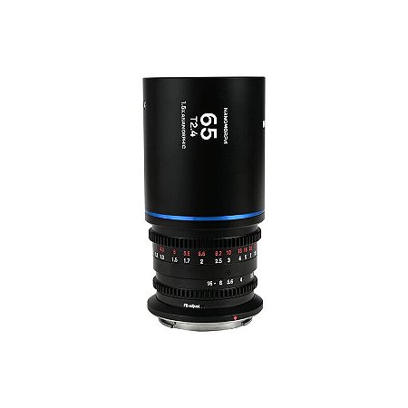 Laowa Lente Anamórfica Nanomorph 65 mm T2.4 1.5× Flare Prata /Ámbar/Azul