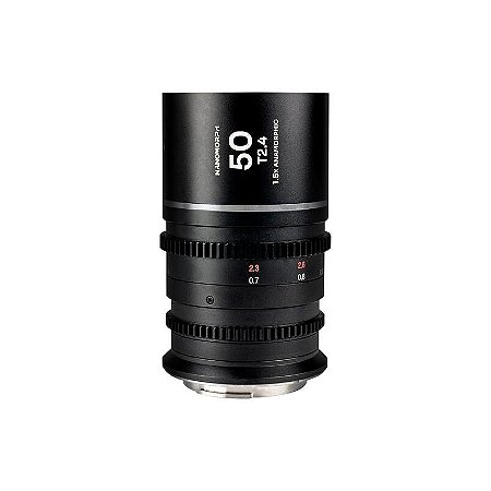 Lente Laowa Nanomorph 50mm T2.4 Anamórfica Nikon Z Blue