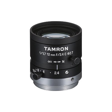 Tamron Lente C-Mount 12 mm f/2.4 Manual Iris com Trava